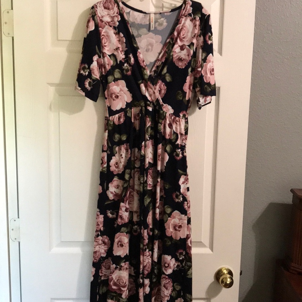 Floral midi dress